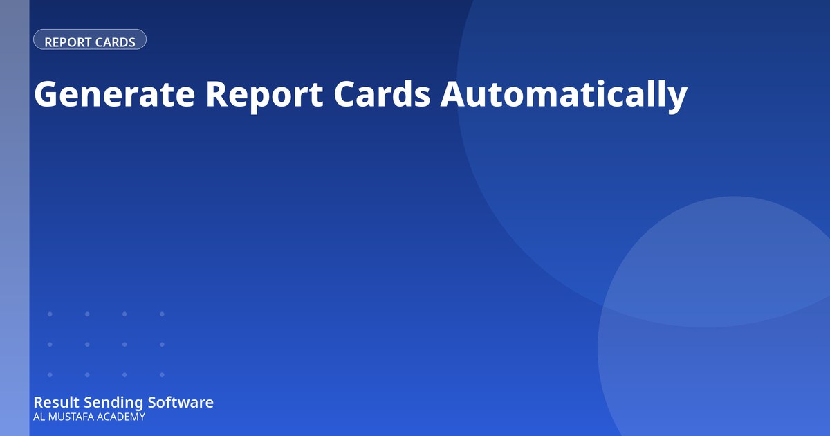 How to Generate Report Cards Automatically: From Excel Marks to Finished Cards (2026 Guide)