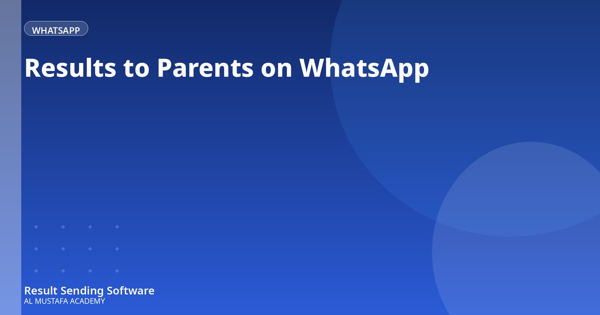 How to Send School Results to Parents on WhatsApp (2026 Guide), cover